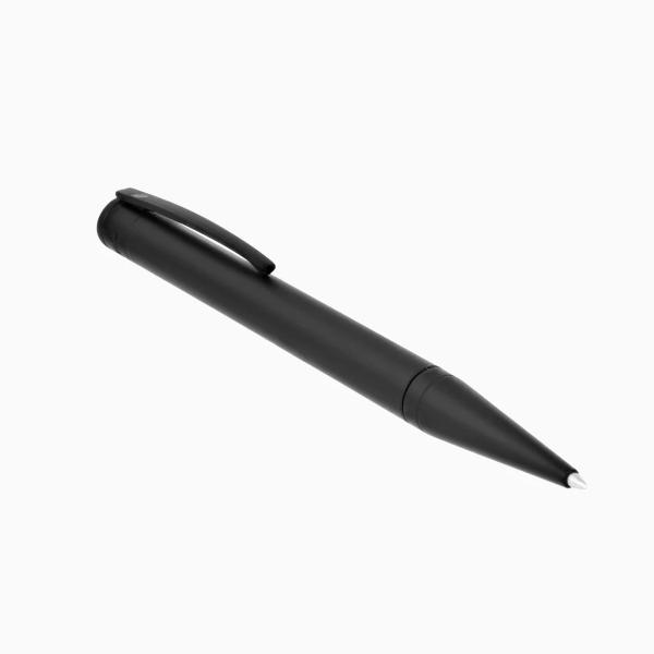 D-INITIAL MATT BLACK BALLPOINT PEN