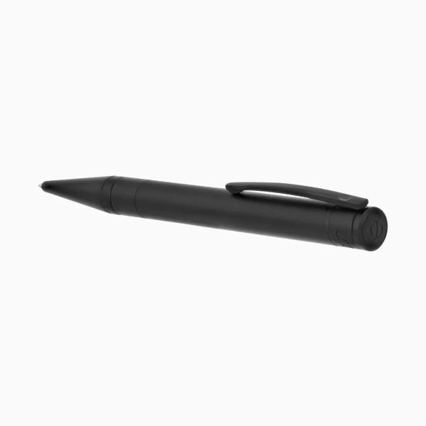 D-INITIAL MATT BLACK BALLPOINT PEN