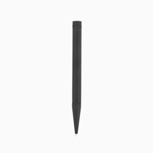 D-INITIAL MATT BLACK BALLPOINT PEN