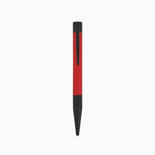 D-INITIAL MATT BLACK AND RED BALLPOINT PEN