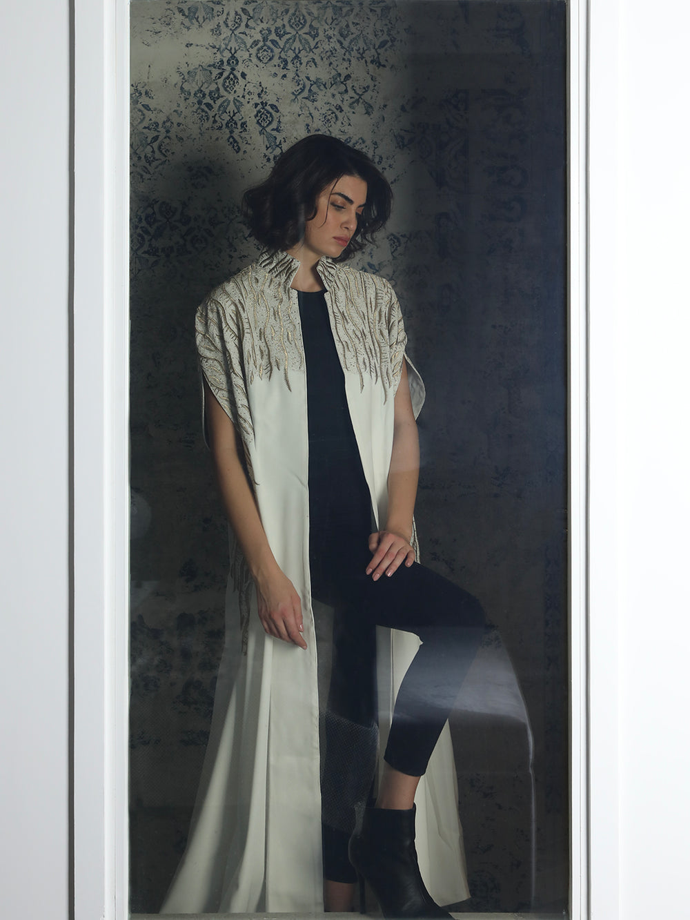 Royal Leaves White Abaya - 28823 - MYHOLDAL LEBANON