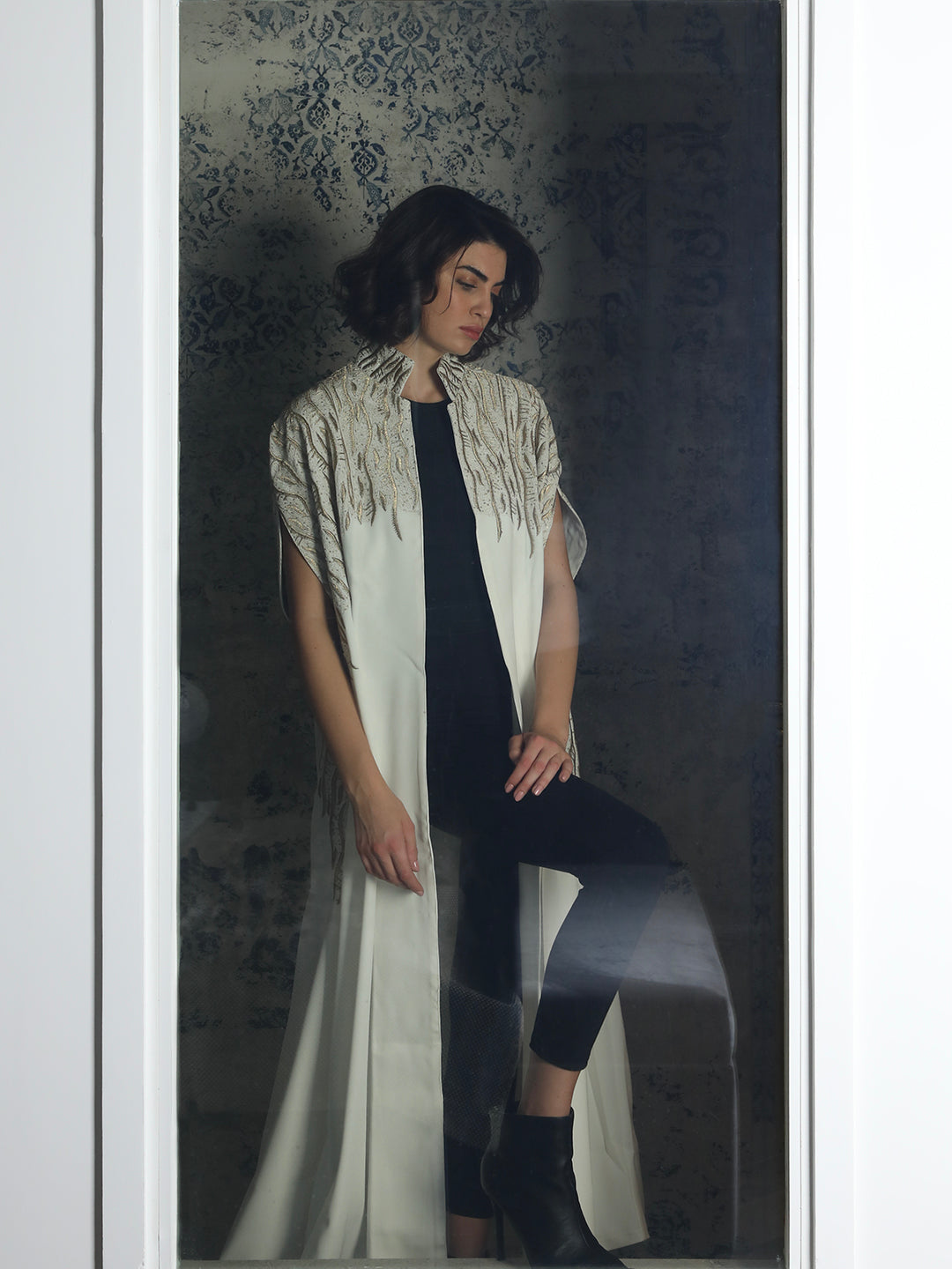 Royal Leaves White Abaya - 28823 - MYHOLDAL LEBANON