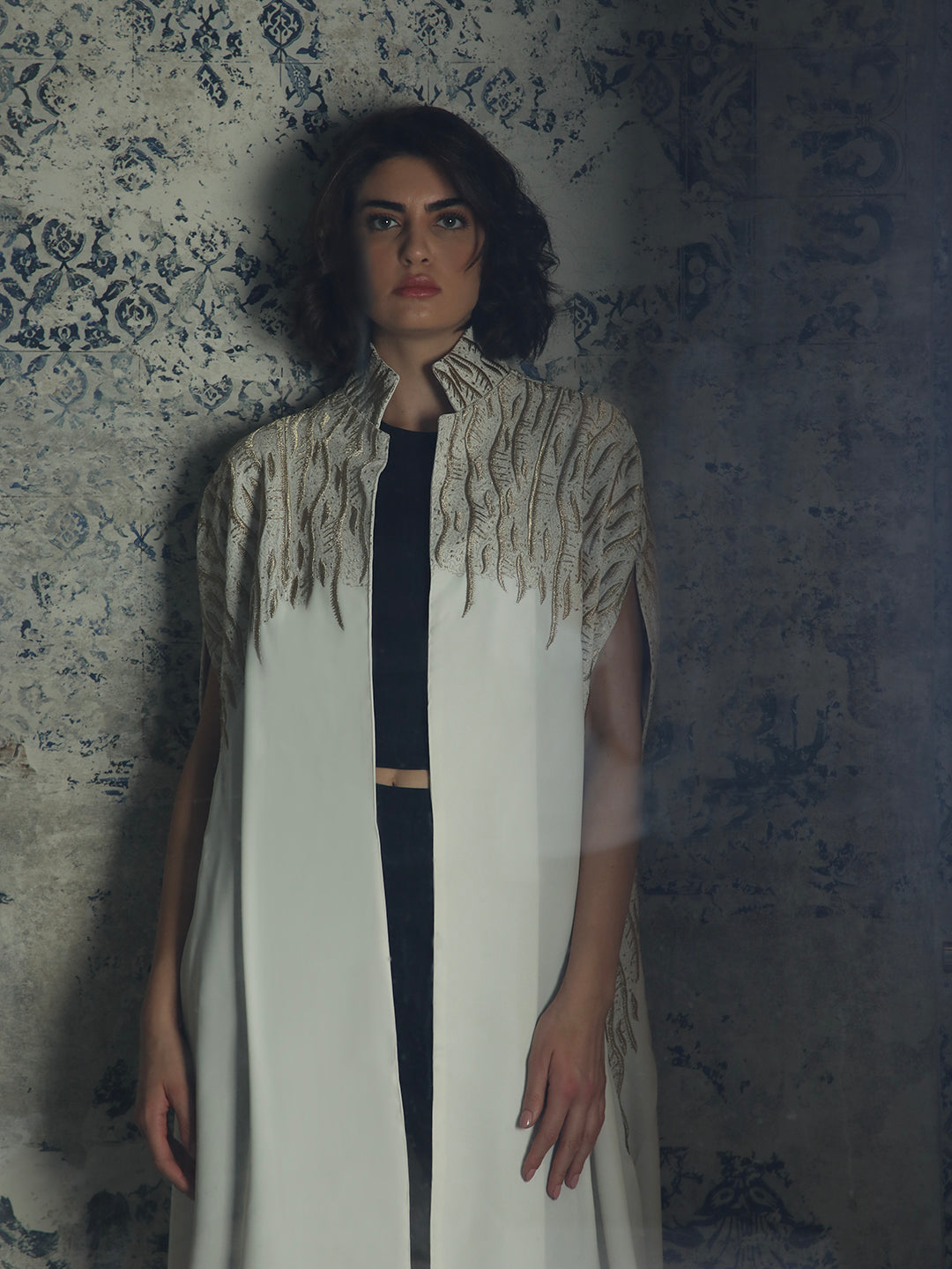 Royal Leaves White Abaya - 28823 - MYHOLDAL LEBANON