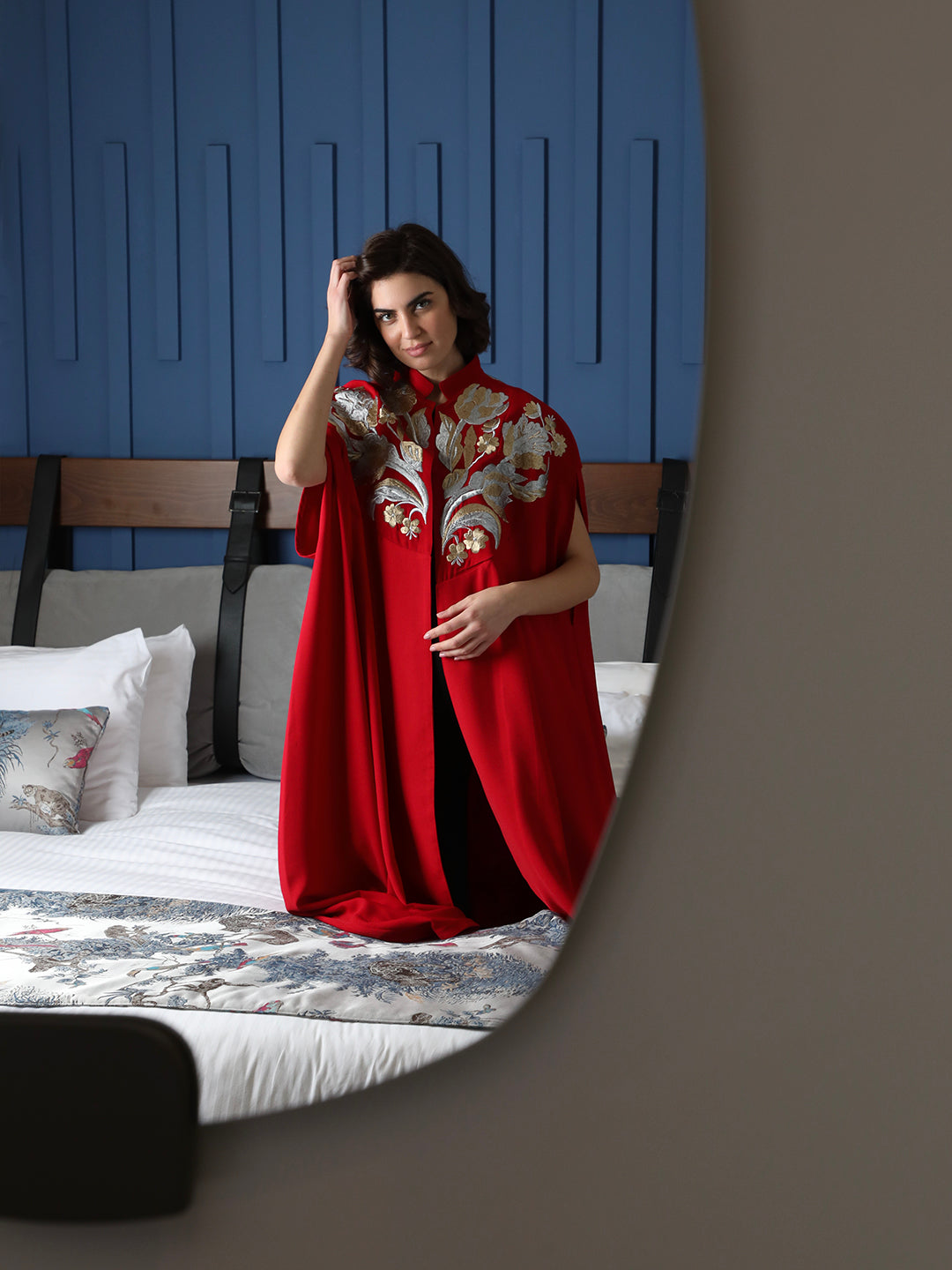 Blossom Red Abaya - 29497 - MYHOLDAL LEBANON