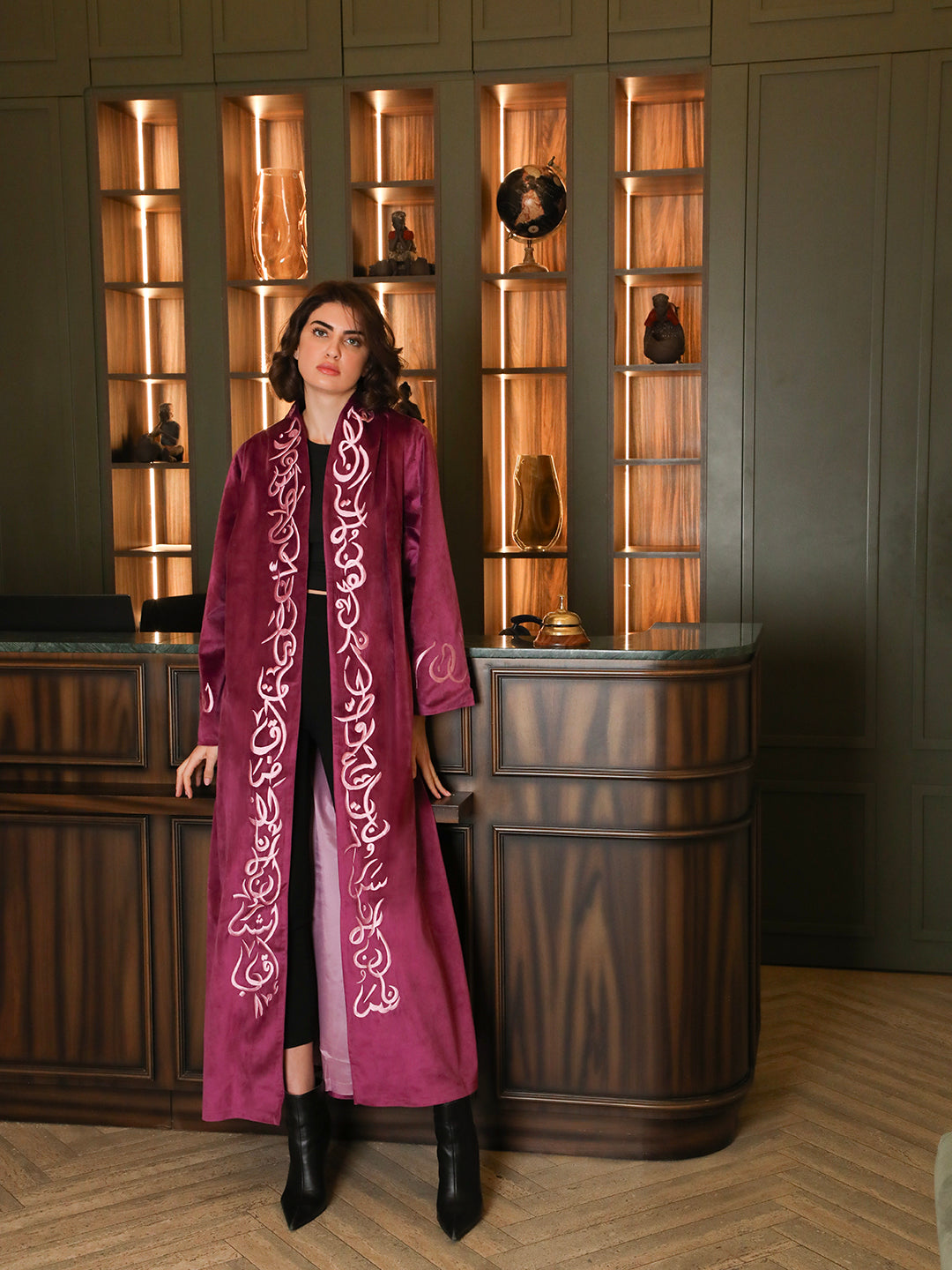 The Velvet Letter Abaya - 29519 - MYHOLDAL LEBANON