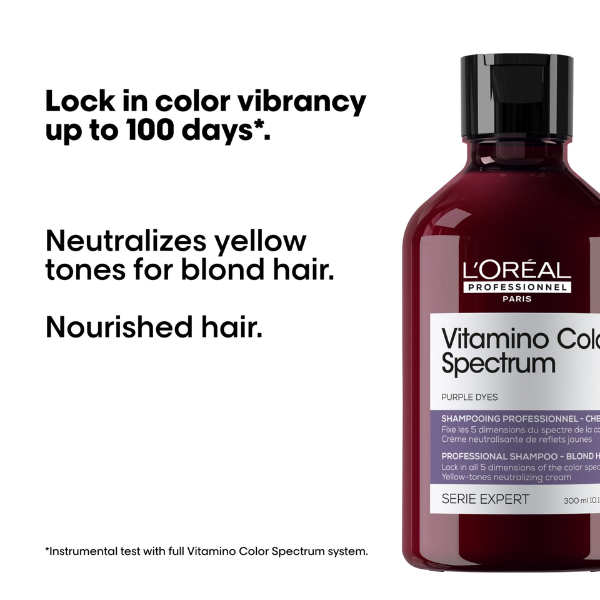 Vitamino Color Spectrum Purple Shampoo 300ml - MYHOLDAL LEBANON