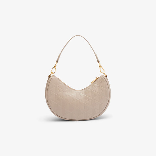 Maheki Embossed Leather Half Moon Purse-NF4710MH