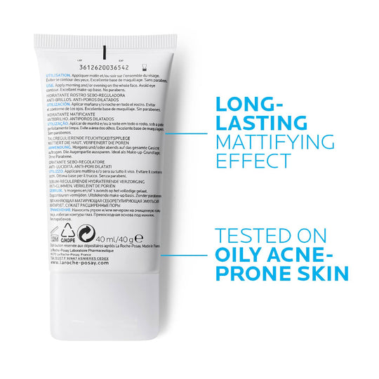 La Roche-Posay Effaclar MAT Mattifying Moisturizer for Oily Skin 40ml - MYHOLDAL LEBANON