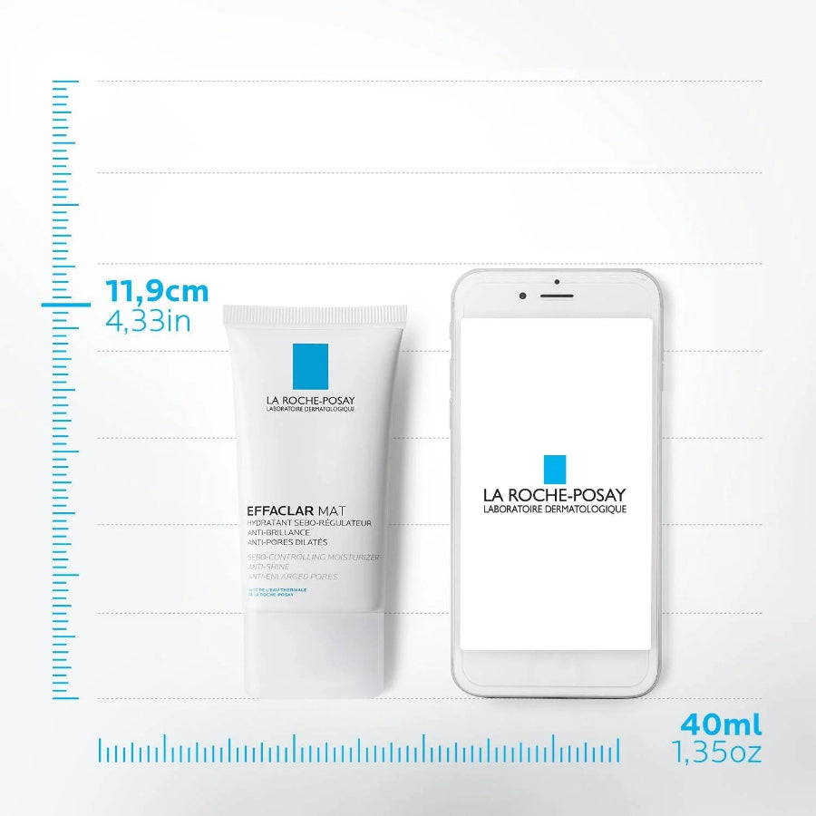 La Roche-Posay Effaclar MAT Mattifying Moisturizer for Oily Skin 40ml - MYHOLDAL LEBANON