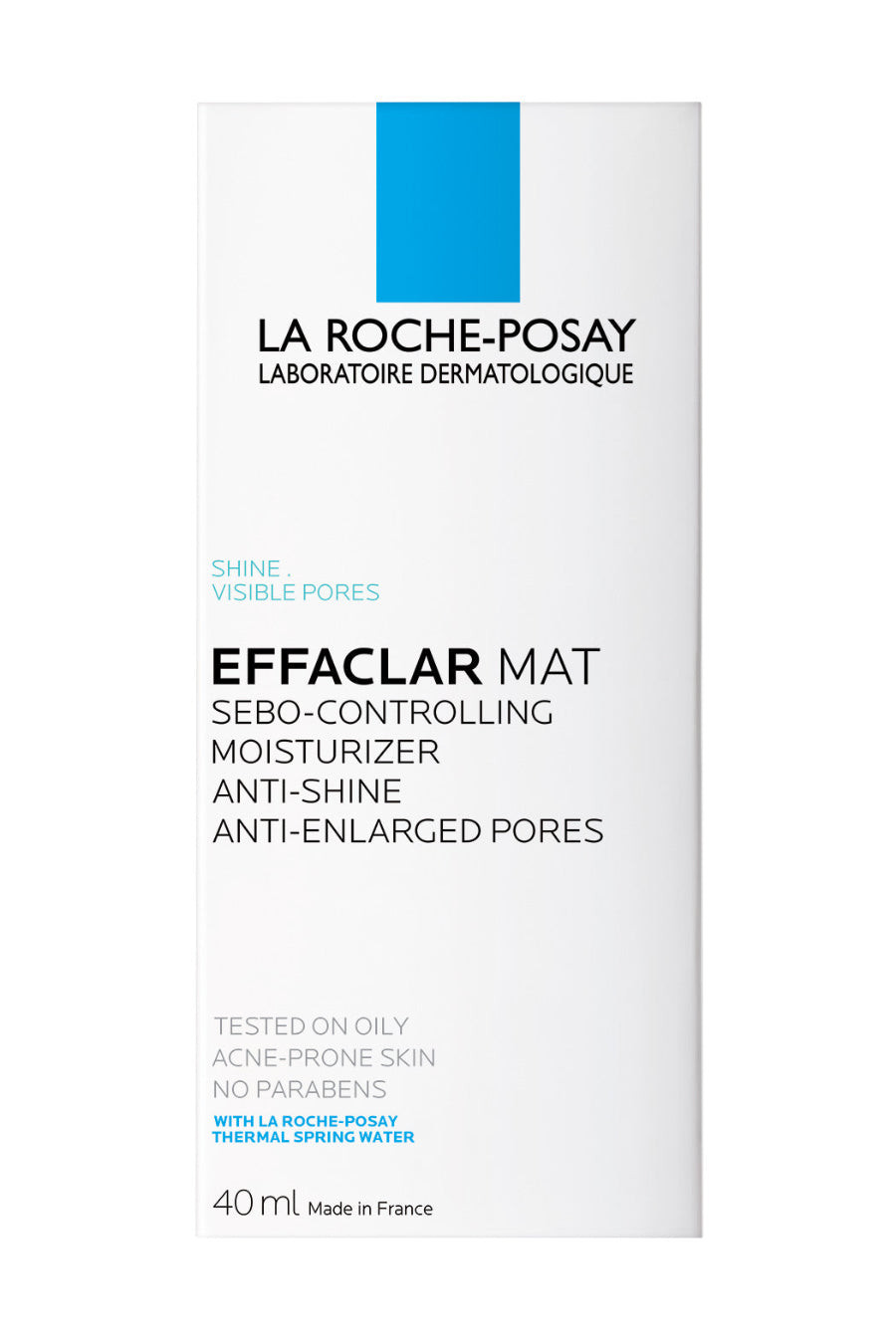 La Roche-Posay Effaclar MAT Mattifying Moisturizer for Oily Skin 40ml - MYHOLDAL LEBANON
