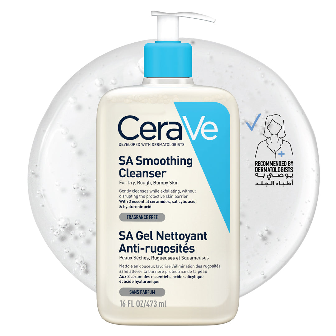 CeraVe SA Smoothing Cleanser with Salicylic Acid for Dry, Rough & Bumpy Skin 236ml