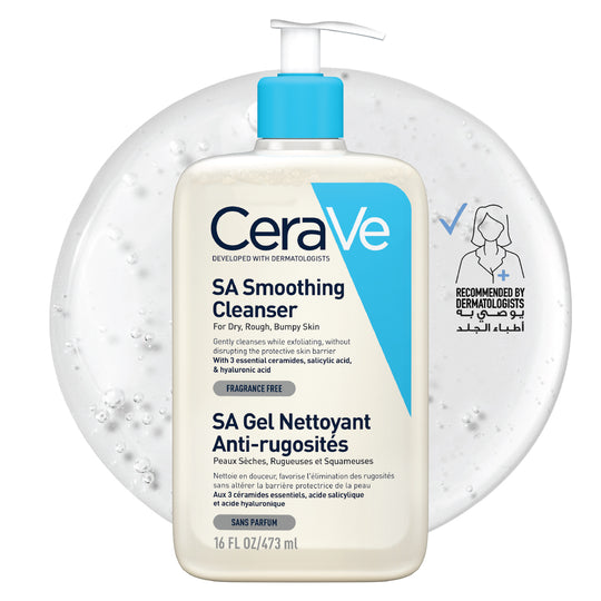 CeraVe SA Smoothing Cleanser with Salicylic Acid for Dry, Rough & Bumpy Skin 236ml