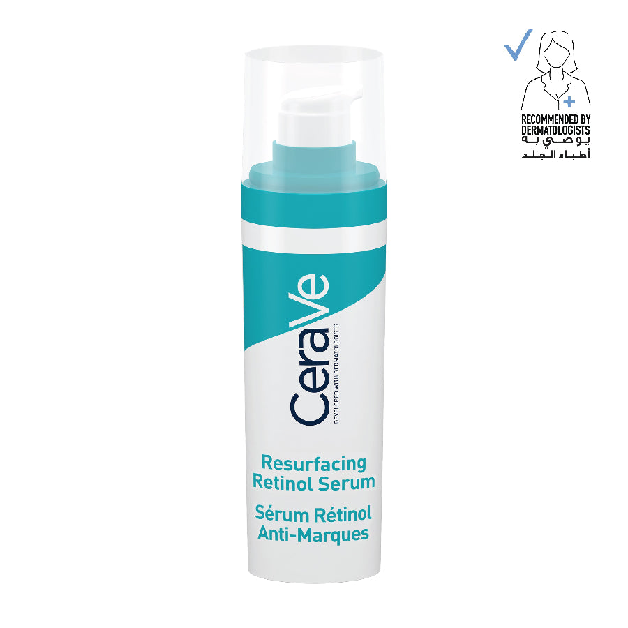 CERAVE RESURFACING RETINOL SERUM TO REDUCE THE APPEARANCE OF POST-ACNE MARKS AND PORES WITH RETINOL, LICORICE ROOT EXTRACT & NIACINAMIDE 30ML