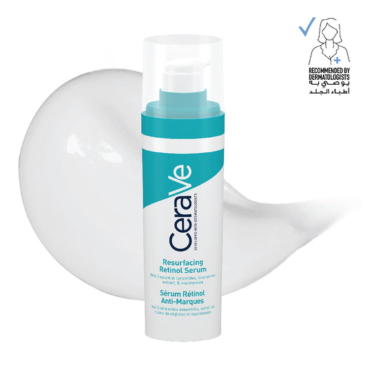 CERAVE RESURFACING RETINOL SERUM TO REDUCE THE APPEARANCE OF POST-ACNE MARKS AND PORES WITH RETINOL, LICORICE ROOT EXTRACT & NIACINAMIDE 30ML