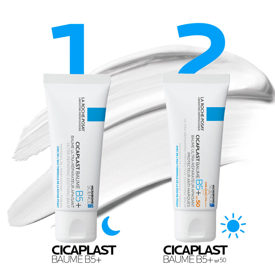 La Roche-Posay Cicaplast Baume B5+ SPF 50: Soothing Repairing Balm for Dry, Irritated, & Sun-Exposed Skin 40ml - MYHOLDAL LEBANON