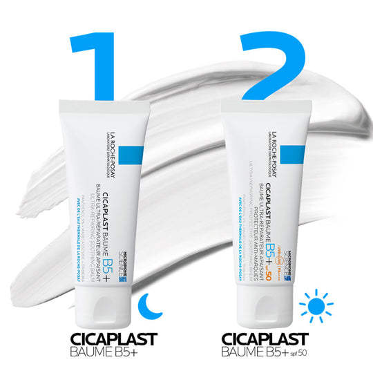 La Roche-Posay Cicaplast Baume B5+ SPF 50: Soothing Repairing Balm for Dry, Irritated, & Sun-Exposed Skin 40ml - MYHOLDAL LEBANON