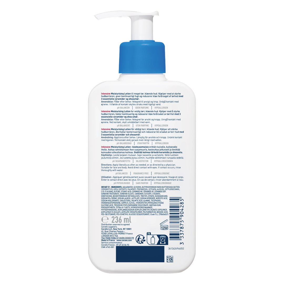 CeraVe Intensive Moisturising Lotion for Very Dry Skin 236ml