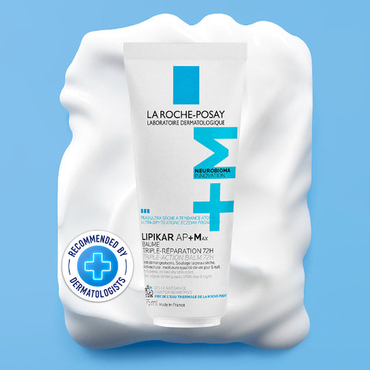 La Roche-Posay LIPIKAR Balm AP+Max Triple-Action Balm with Neurobioma for Ultra-Dry to Atopic Eczema-Prone Skin 75ML