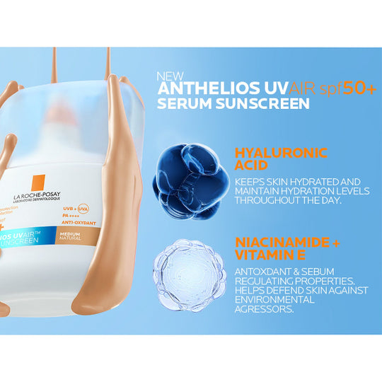 La Roche Posay Anthelios UVAIR Daily SPF50+ Medium Complexion 50ml