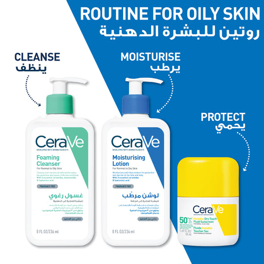 CeraVe Invisible Dry Touch Fluid Sunscreen SPF 50+
50 ml
