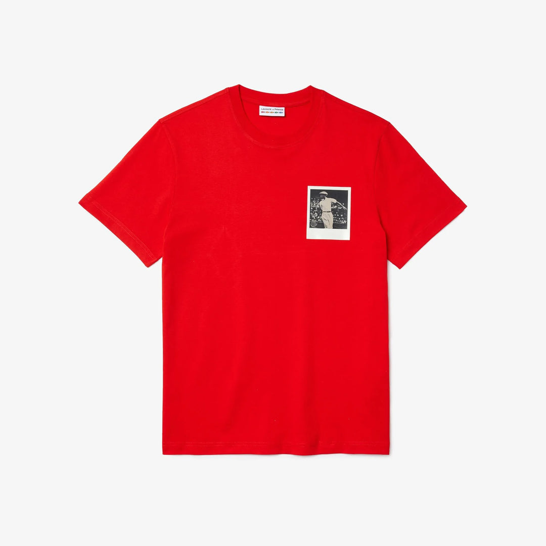 Men's Polaroid Collaboration Breathable Thermosensitive Badge T-Shirt - TH2093