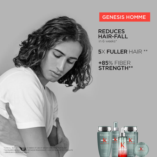 Genesis Homme Bain De Masse Thickening for Weakened Hair Shampoo 250ml
