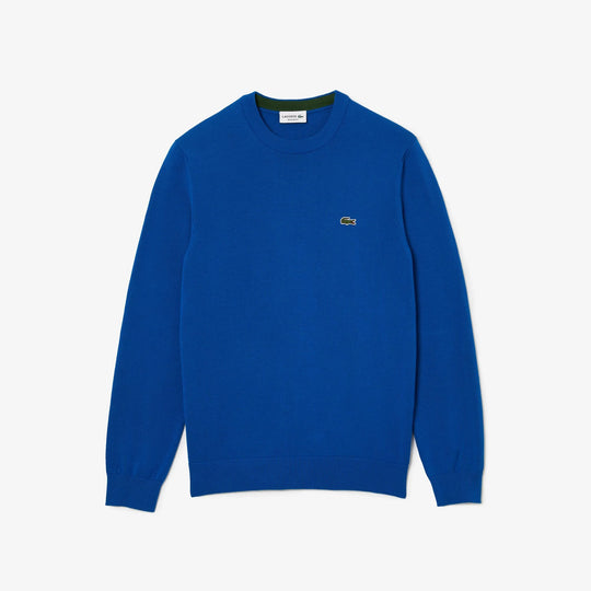 Monochrome Crew Neck Cotton Sweater - AH1985
