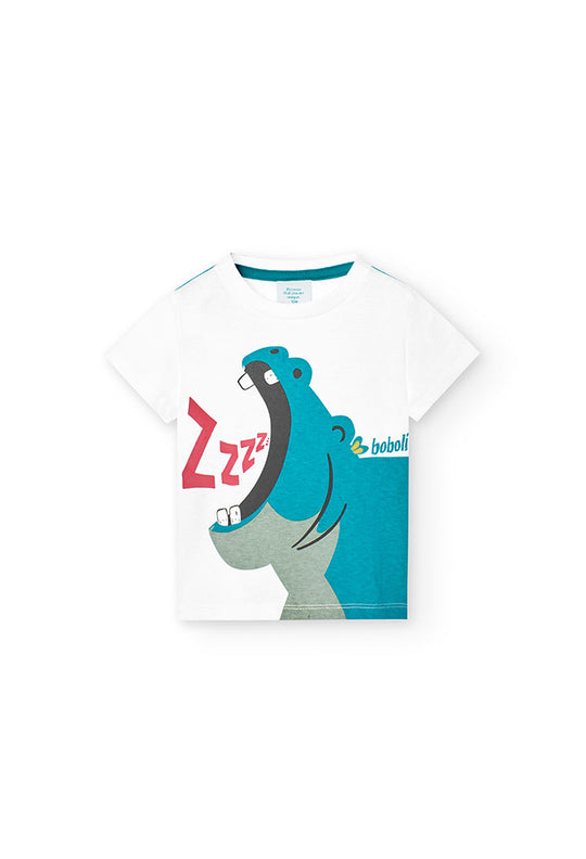 Knit t-Shirt for baby boy -BCI - 398044 - MYHOLDAL LEBANON