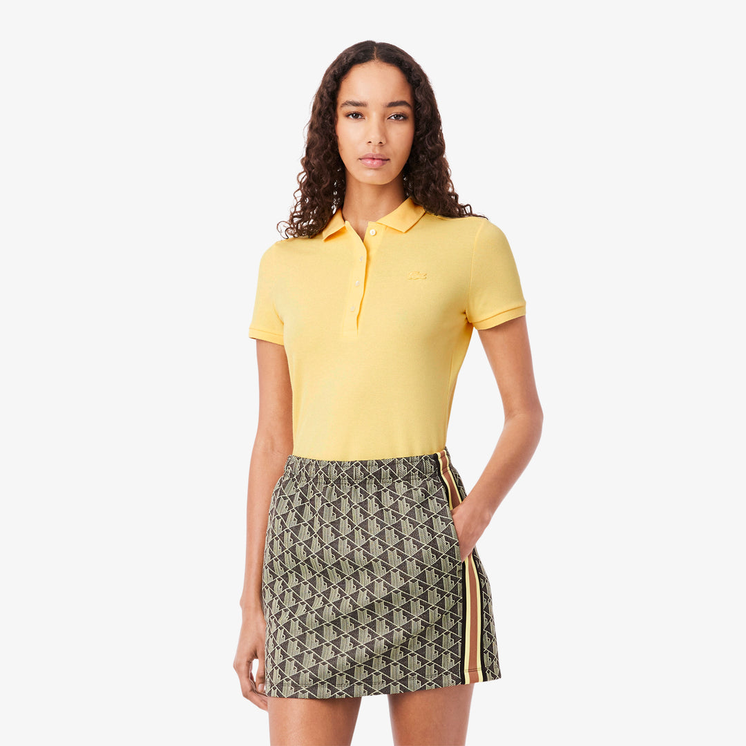 Women's Lacoste Slim fit Stretch Cotton Pique Polo Shirt - PF5462