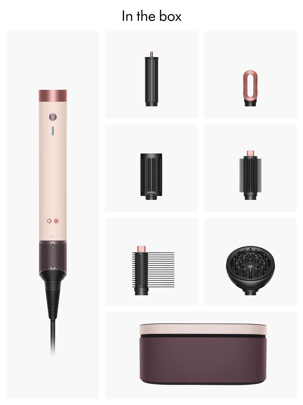 Co-anda2x™ multi-styler and dryer - Curly to Coily (Ceramic pink/Rose gold)