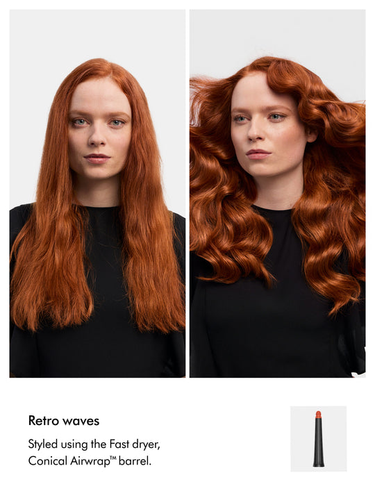 New Dyson Airwrap Co-anda2x™ multi-styler and dryer - Straight+Wavy (Ceramic apricot/Topaz)