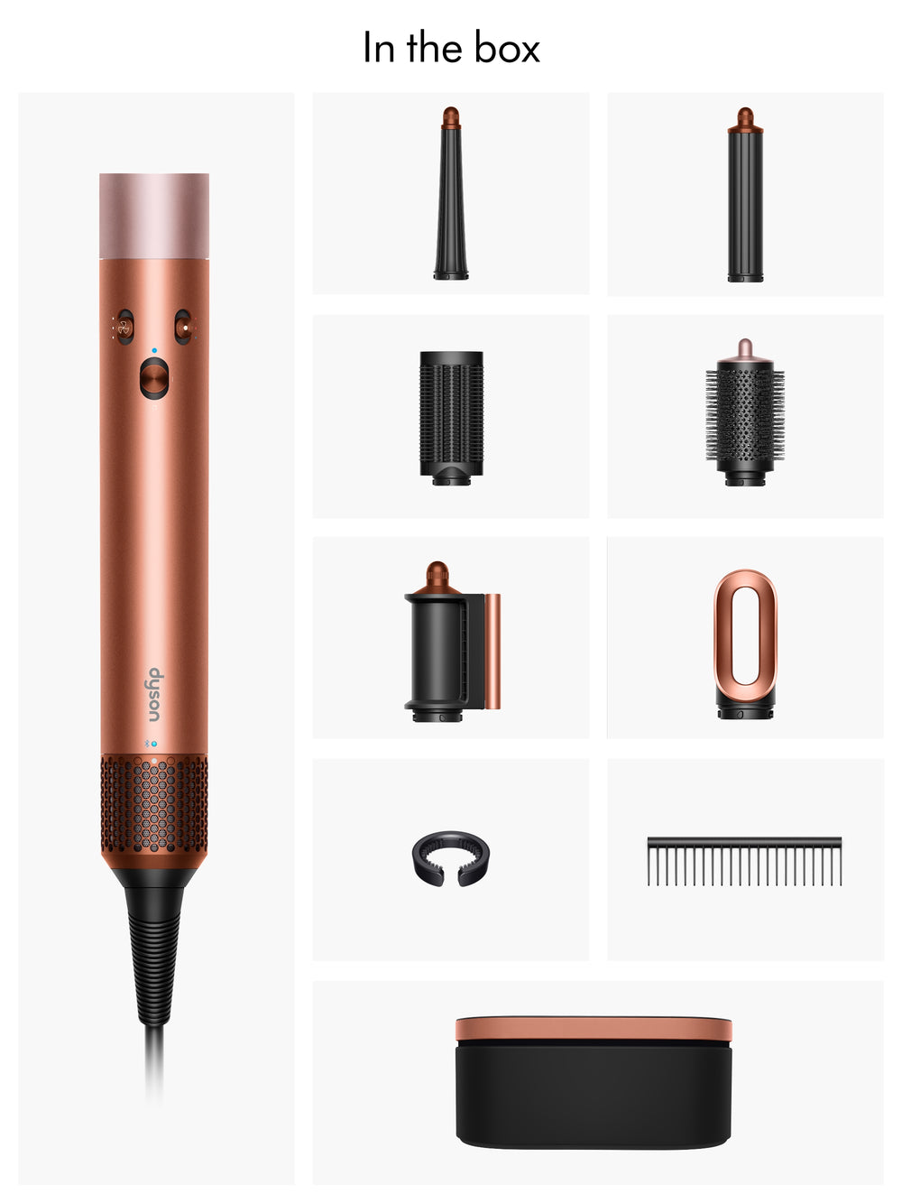 Airwrap i.d.™ multi-styler and dryer - Straight+Wavy (Amber silk) - Gifting Edition