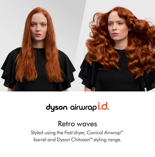 Airwrap i.d.™ multi-styler and dryer – Straight & Wavy (Red velvet/Gold)