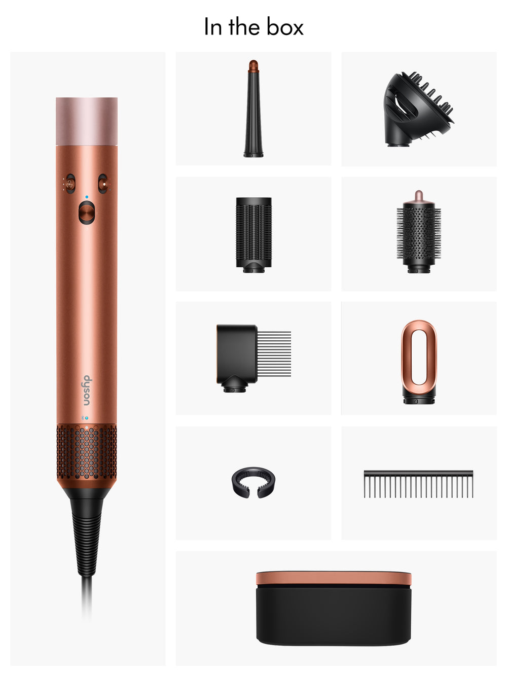 Airwrap i.d.™ multi-styler and dryer - Curly+Coily (Amber silk) - Gifting Edition