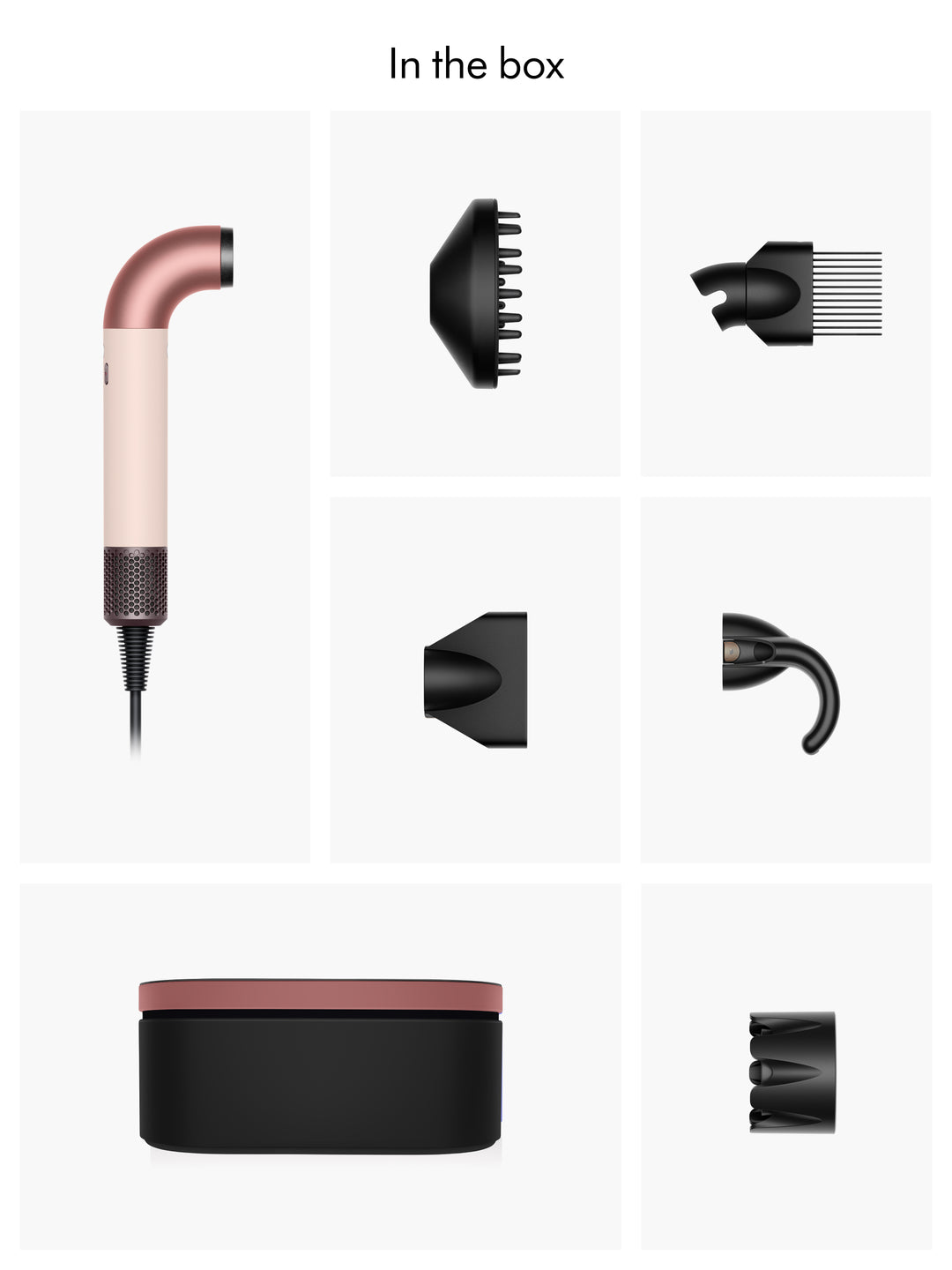Supersonic r™ hair dryer – Straight+Wavy (Ceramic pink/Rose gold)