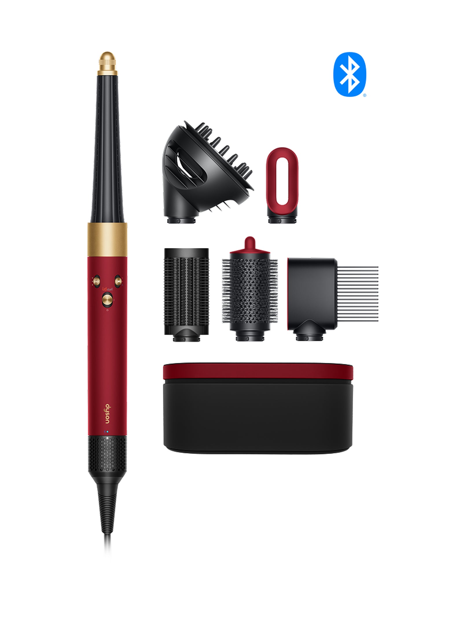 Dyson Airwrap i.d.â„¢ multi-styler and dryer - Curly+Coily (Red Velvet/Gold)