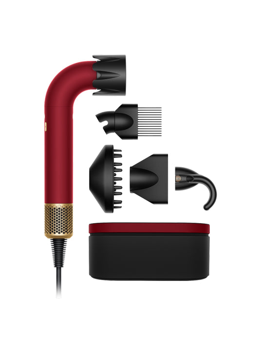 Supersonic r™ hair dryer – Curly+Coily (Red Velvet/Gold)