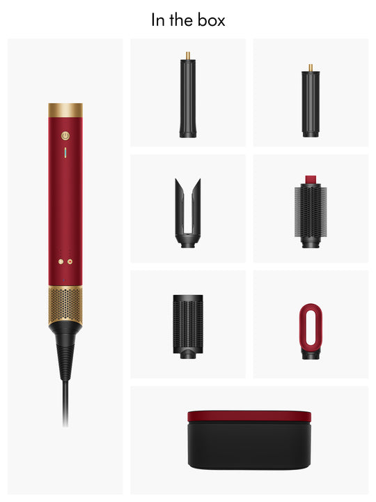 Dyson Airwrap Co-anda2x™ multi-styler and dryer - Straight+Wavy (Red velvet/Gold)