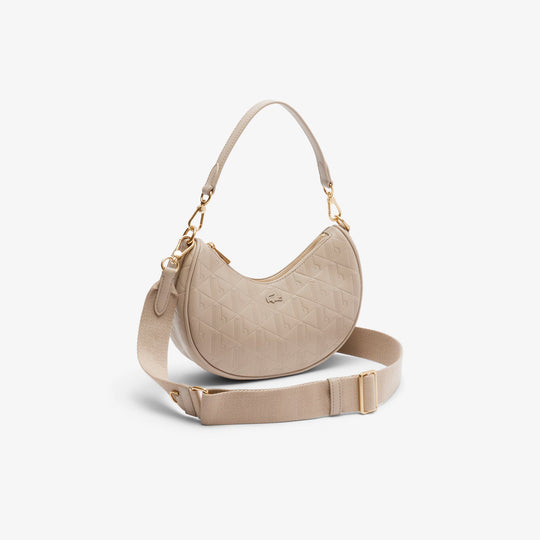 Maheki Embossed Leather Half Moon Purse-NF4710MH