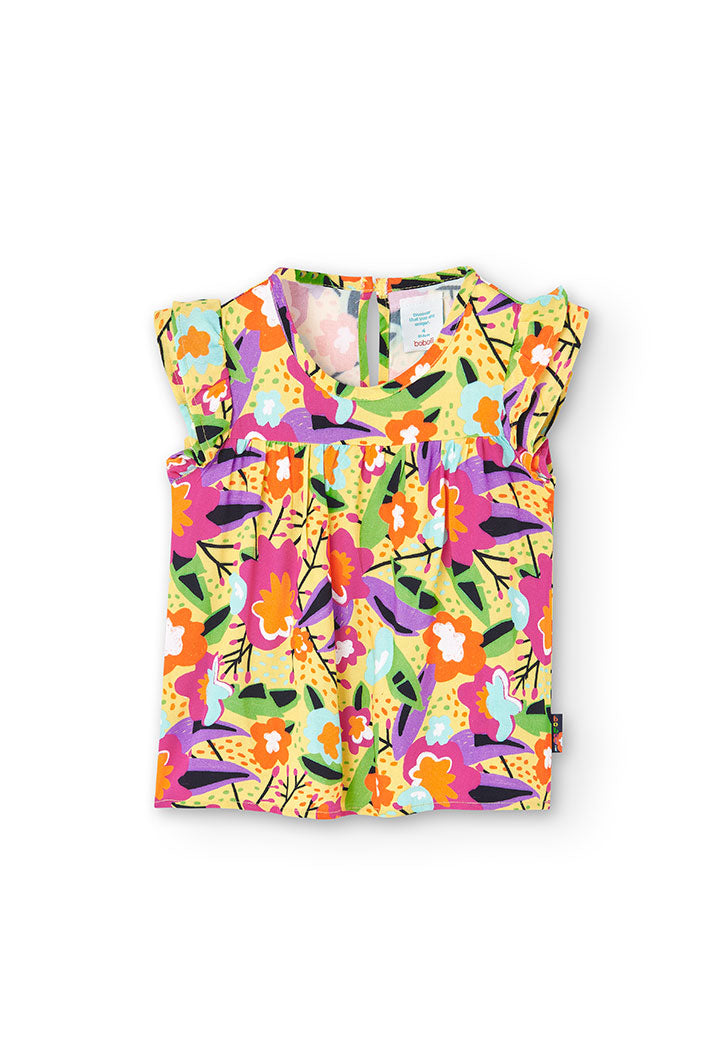 Buy Viscose loose-Blouse floral for girl - 408079 Online Lebanon, Online Shopping Lebanon