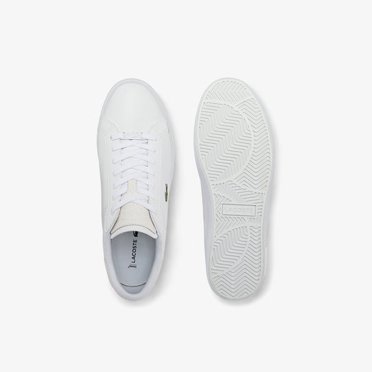 Men's Powercourt Burnished Leather Sneakers - 41SMA0030