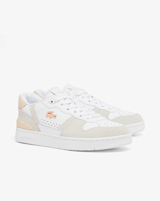 Women's T-Clip Set Leather Sneakers - 48SFA0043 - MYHOLDAL LEBANON