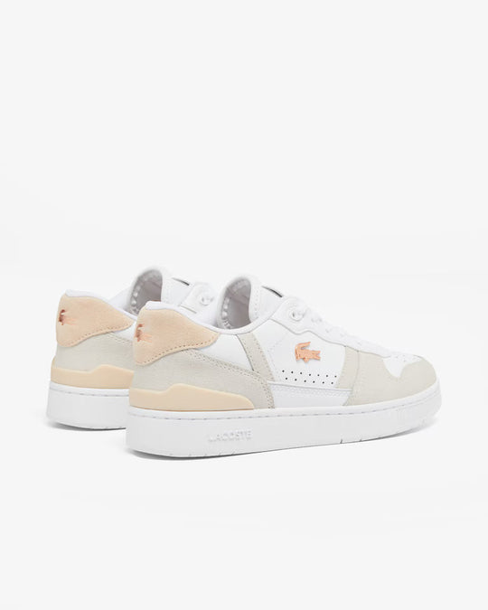 Women's T-Clip Set Leather Sneakers - 48SFA0043 - MYHOLDAL LEBANON