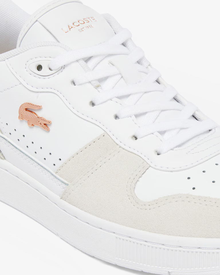 Women's T-Clip Set Leather Sneakers - 48SFA0043 - MYHOLDAL LEBANON
