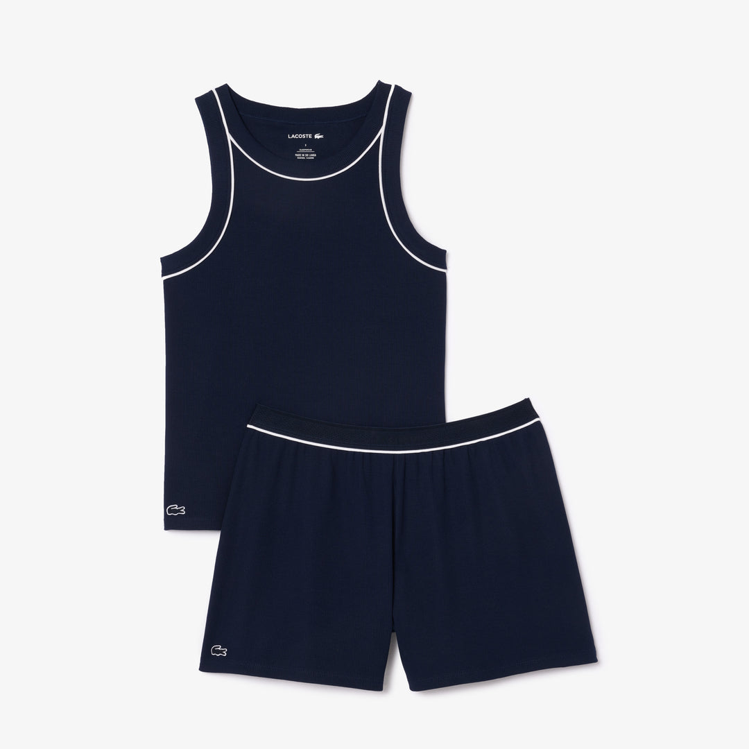 Ribbed Cotton Pyjama Set - 4F8400