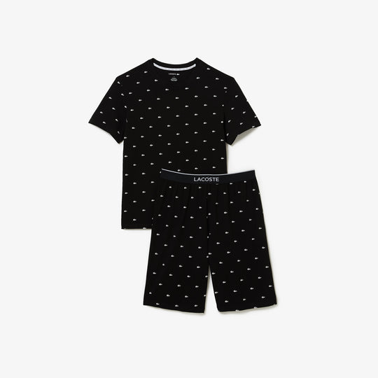 Printed Cotton Pyjama Set - 4H3304