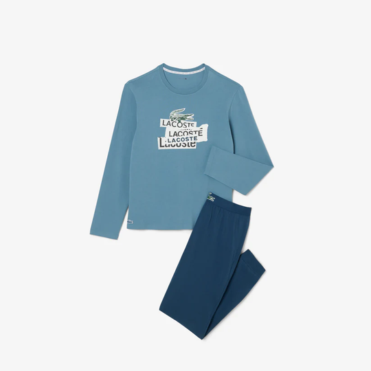 Printed Jersey Pyjama Set - 4H9180