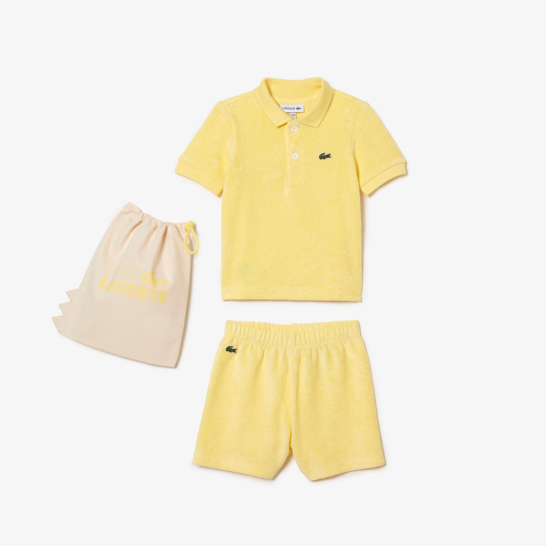 Kids’ Lacoste Pyjama Set with Travel Bag - 4J5329