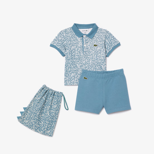 Printed Baby Set with Bag - 4J8459