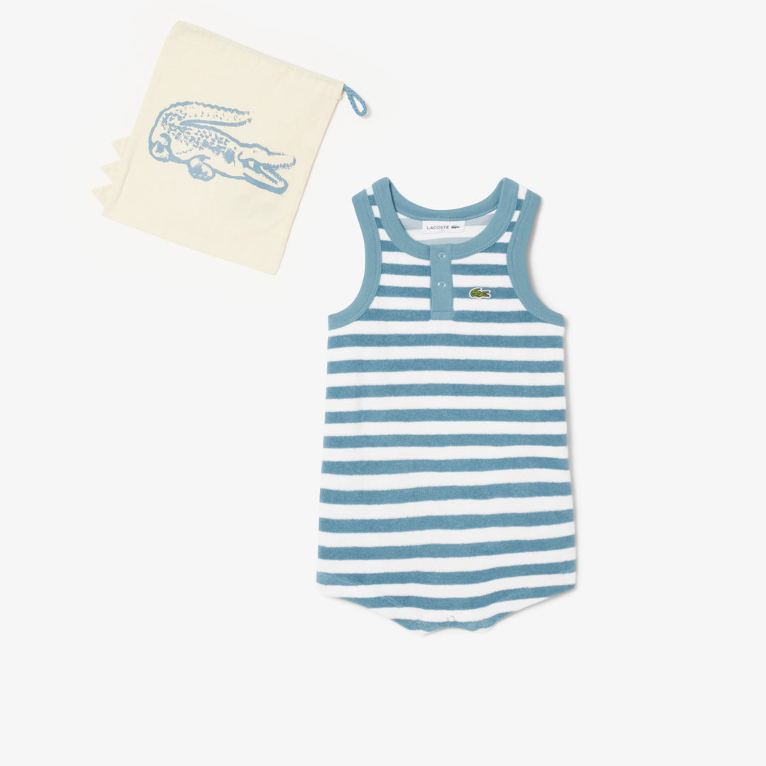 Striped Terry Baby Onesie - 4J8488